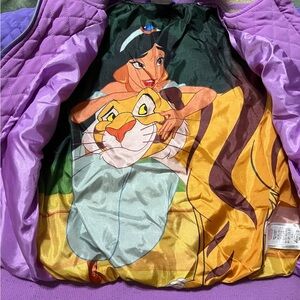 Disney’s Aladdin Purple Jasmine Jacket Size 10/12 Large Lettermen